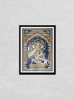 Durga: Pattachitra painting by Gitanjali Das