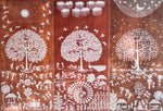 Elements of Nature: Warli Painting by Dilip Rama Bahotha