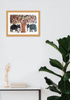 Elephant Bhil Painting by Shersingh Bhabhor