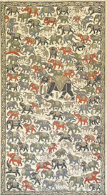 Elephants: Pattachitra painting by Gitanjali Das