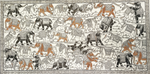 Elephants: Pattachitra painting by Gitanjali Das
