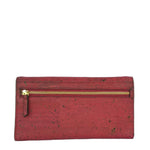 Elephants, Vegan Cork handpainted wallet-