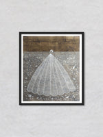 Fisherman Fishing: Warli Painting by Dilip Rama Bahotha