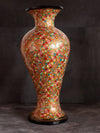 Floral Paper Mache Vase by Riyaz