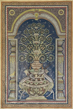 Flower Vase: Pattachitra painting by Gitanjali Das