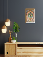 Flower Vase: Pattachitra painting by Gitanjali Das