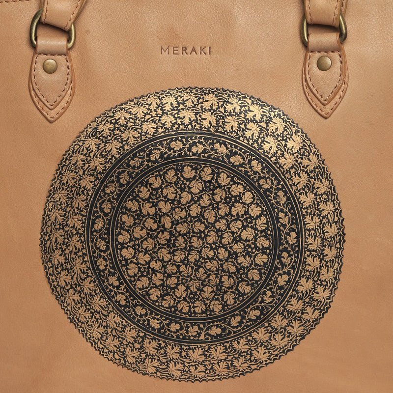 Flowers-Women's Leather Bag