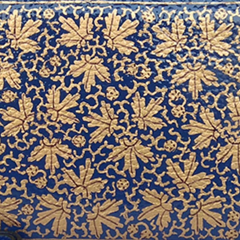 GOLD CHINAR, BLUE WALLET-