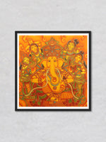 Shop Ganesha, Kerala Mural Painting by V.M Jijulal