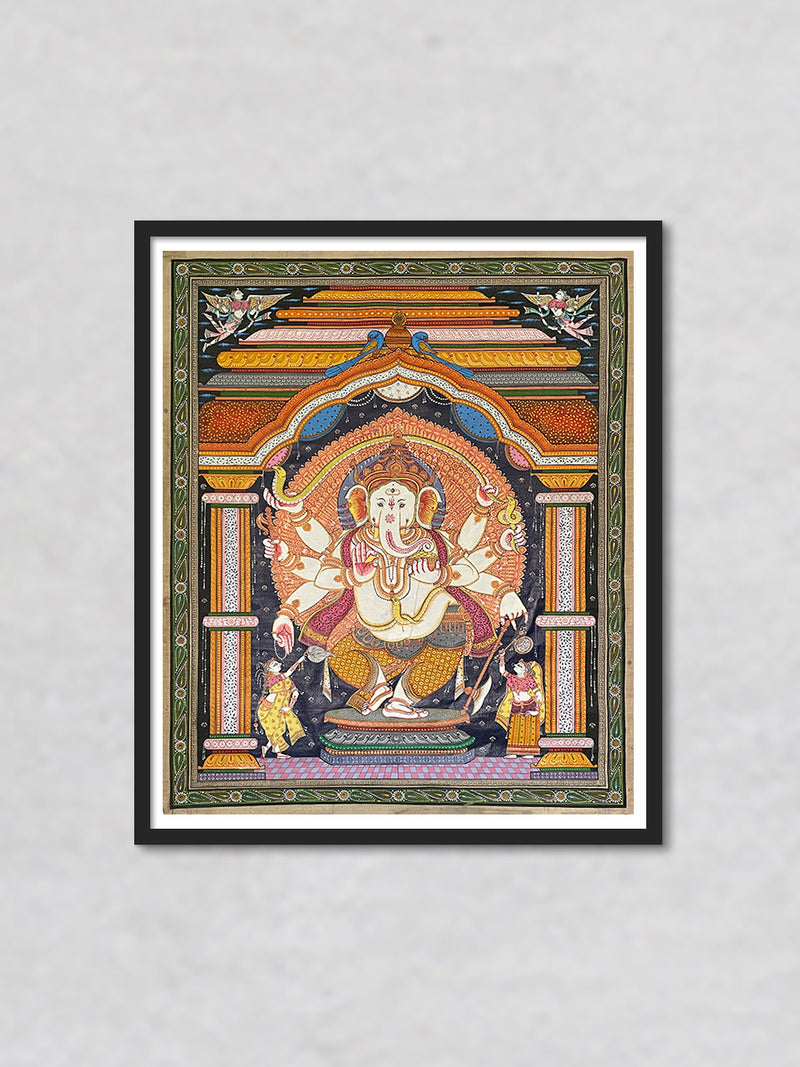 Ganesha: Pattachitra painting by Gitanjali Das