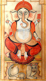 Ganesha, Kalighat Art