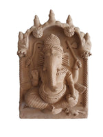 Ganesha Terracotta Wall Plate Art
