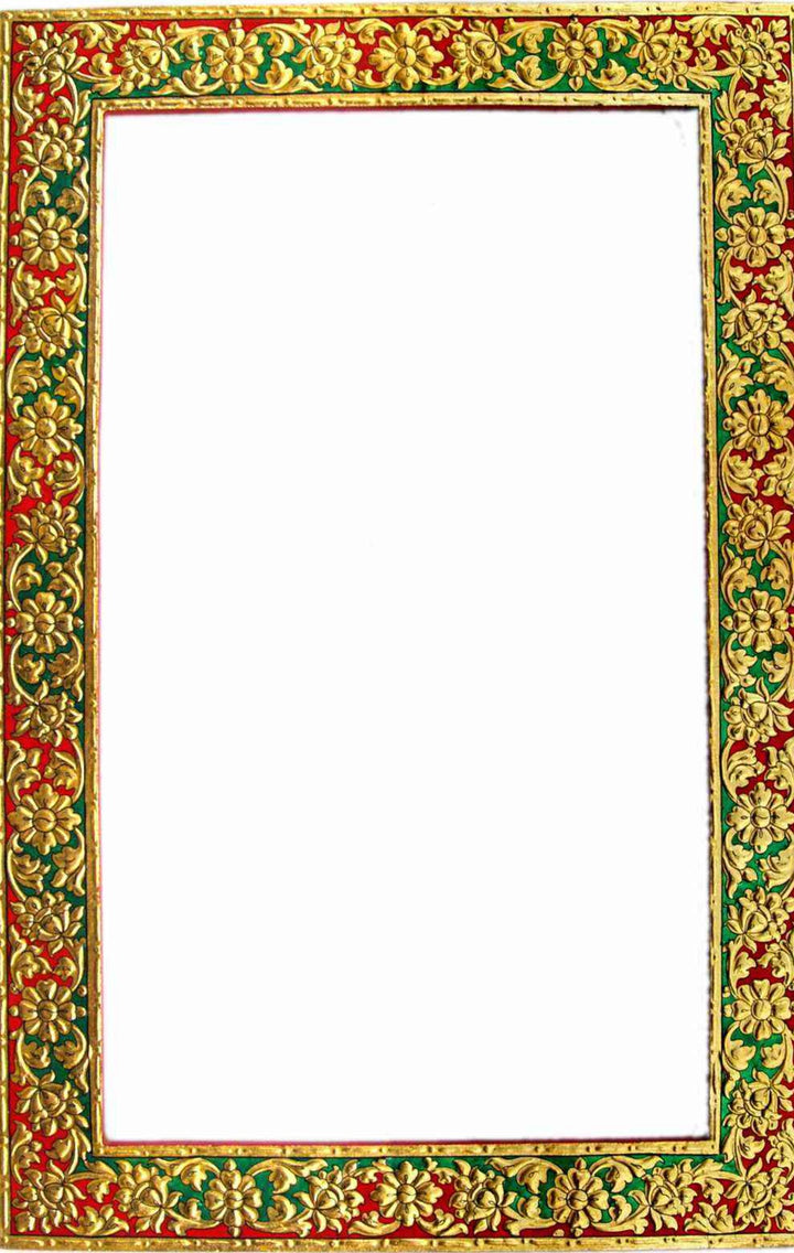 German Gold Foil Work for Wall Mirror: Usta Kala by Javed Hassan Thumbnail