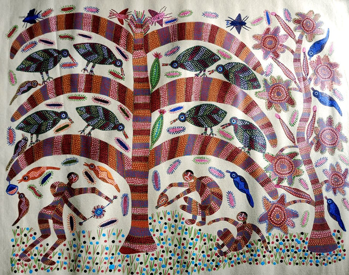 Harmony in Community Bhil Painting by Shersingh Bhabhor Thumbnail