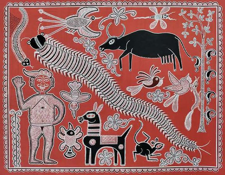 Harmony in Existence: Mandana Artwork by Vidya Soni Thumbnail