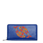 The Waters Of Purity Blue Grain Wallet