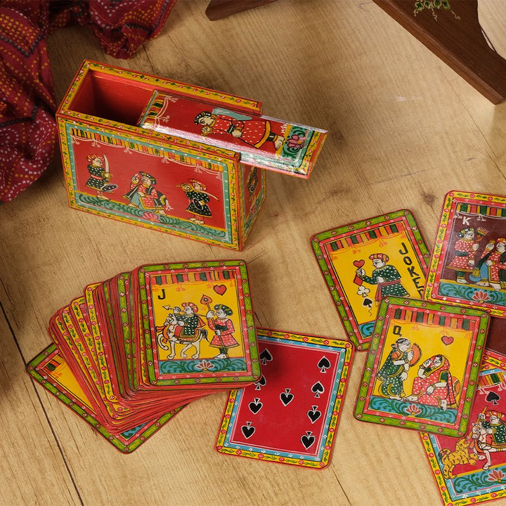 Indo-French Playing Cards: Handpainted by Ganjifa Artists Thumbnail