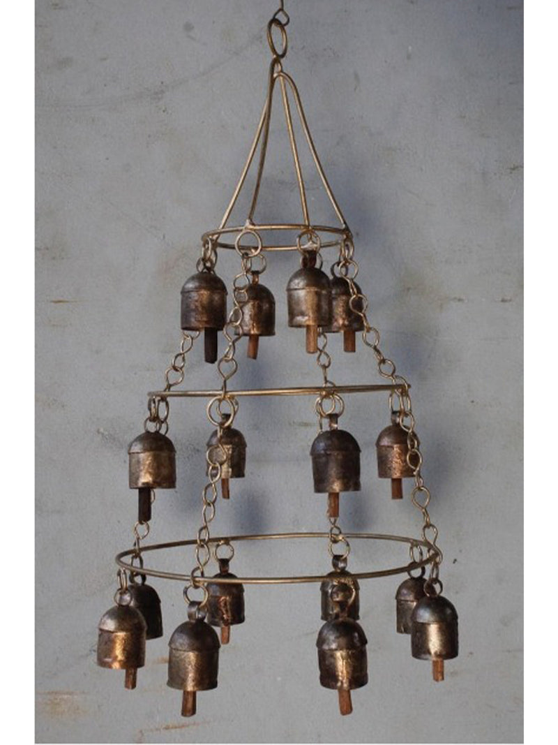Jhumar with Wind Chimes, Kutch Copper Bells by Salim