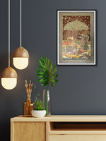 Jungle: Pattachitra painting by Gitanjali Das