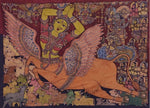 Kaamdhenu Devi: Kalamkari Painting by Harinath.N 