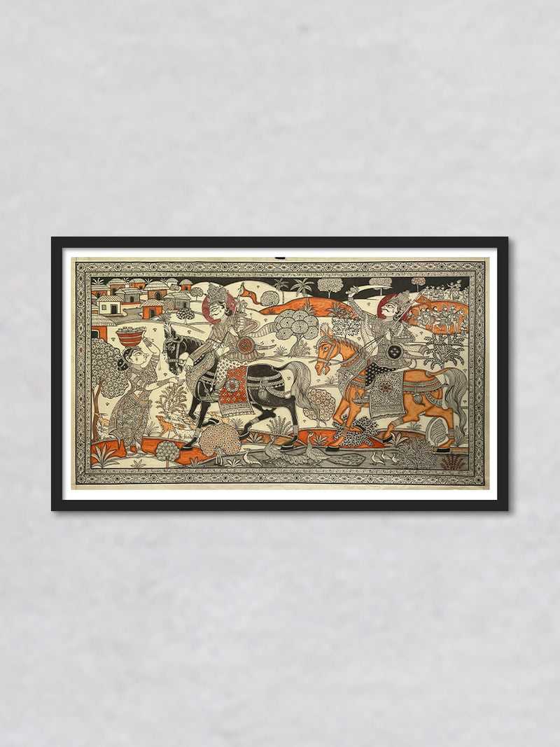 Kachi Bijay: Pattachitra painting by Gitanjali Das