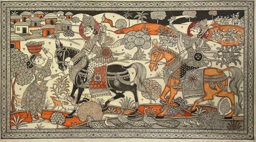 Kachi Bijay: Pattachitra painting by Gitanjali Das
