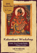 Buy Kalamkari Workshop with Siva Prasad Reddy