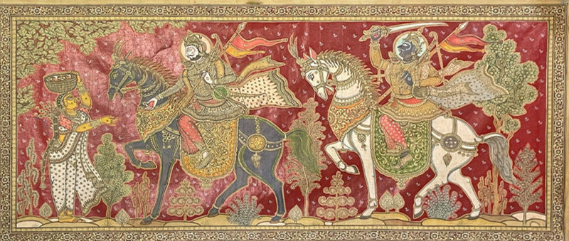 Kanchi Bijay: Pattachitra painting by Gitanjali Das