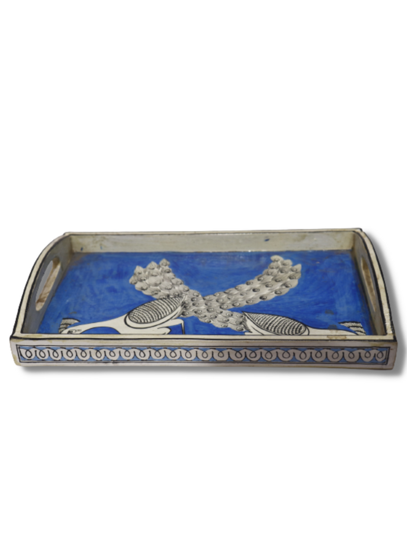 Kavad Motifs Tray by Satyanarayan
