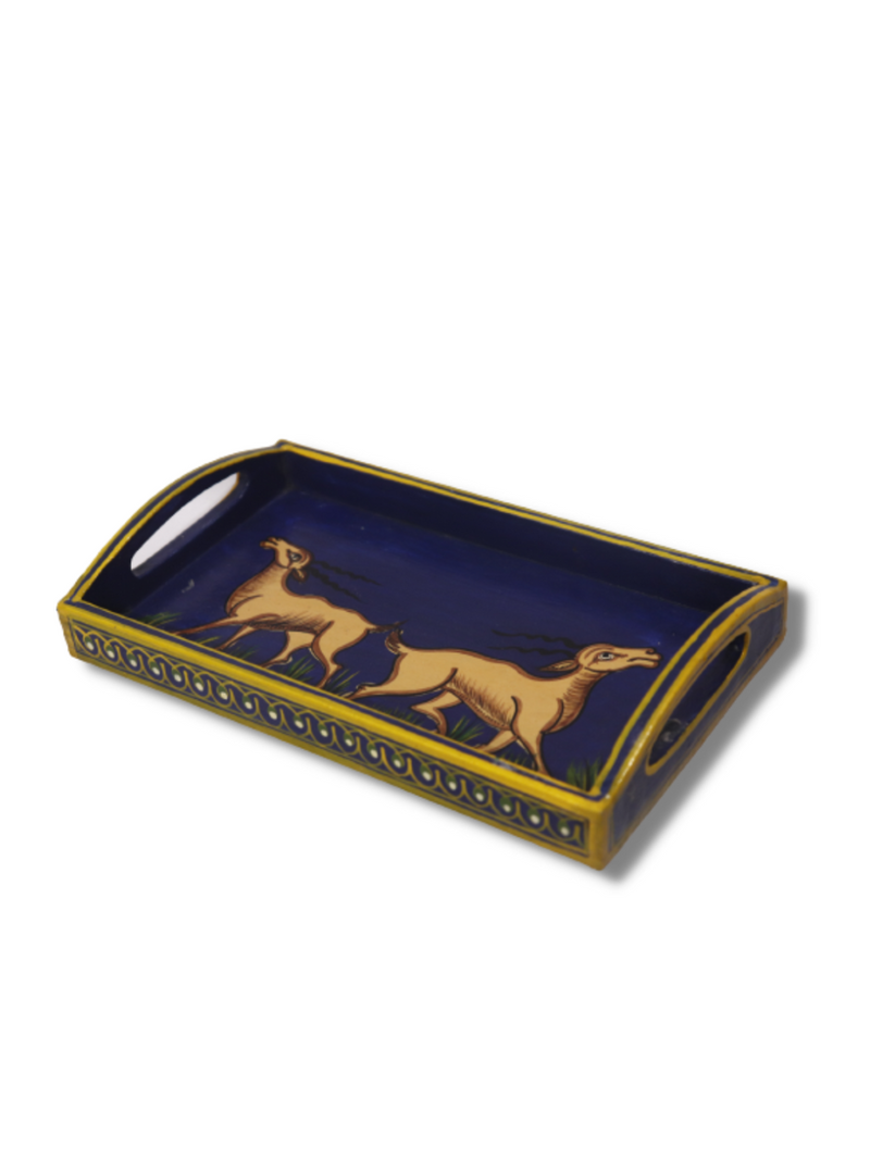 Kavad Motifs Tray by Satyanarayan