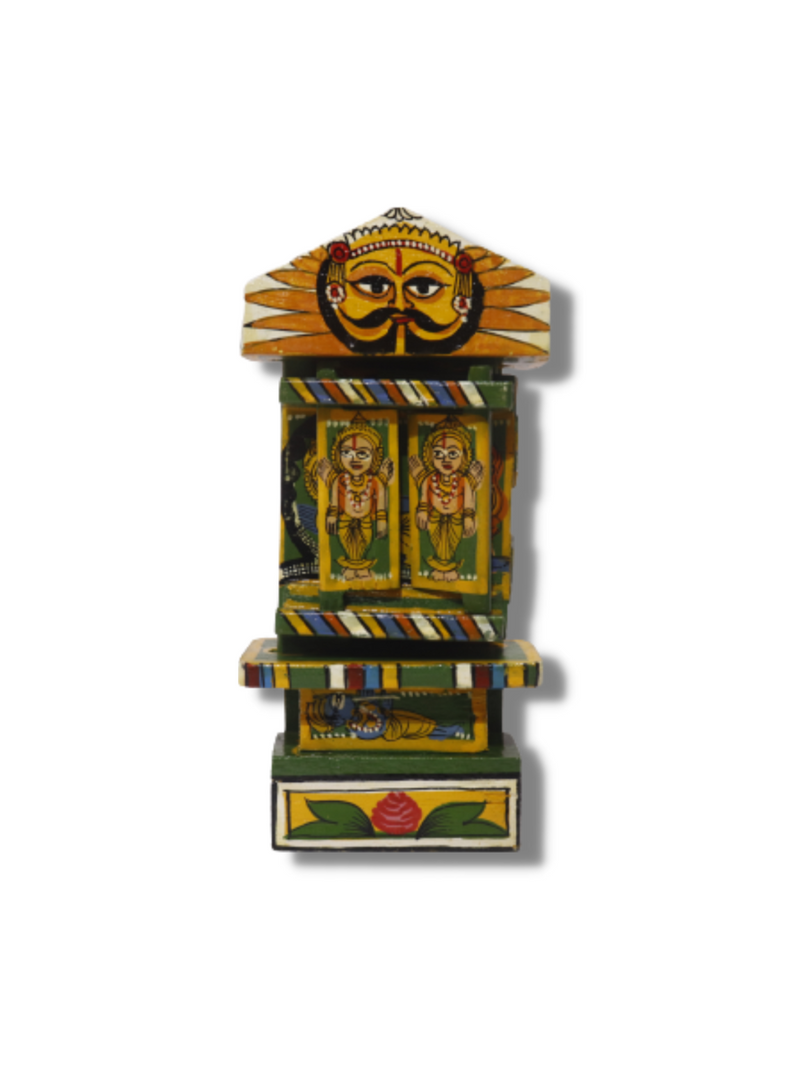 Krishna Kavad by Satyanarayan (Green)