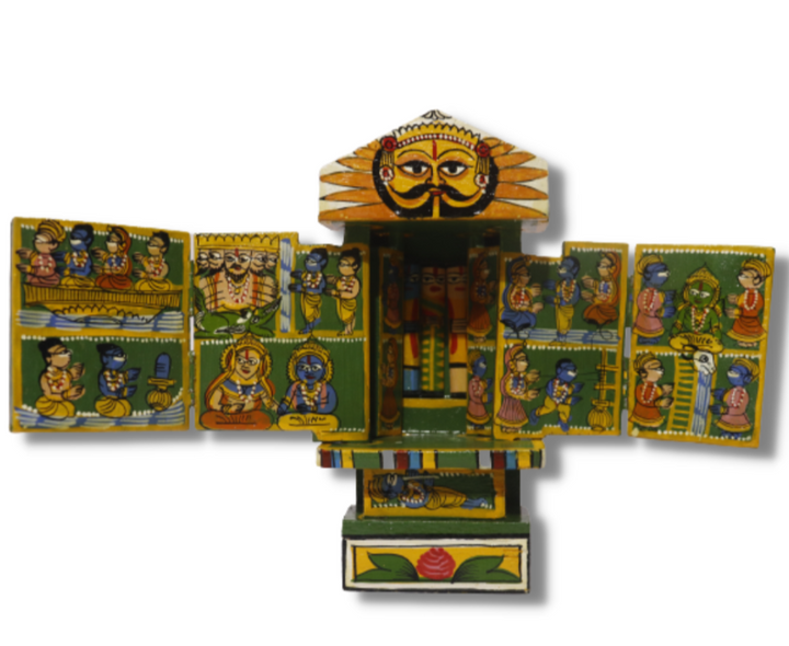 Krishna Kavad by Satyanarayan (Green) Thumbnail
