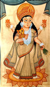 Lakshmi, Kalighat Art 