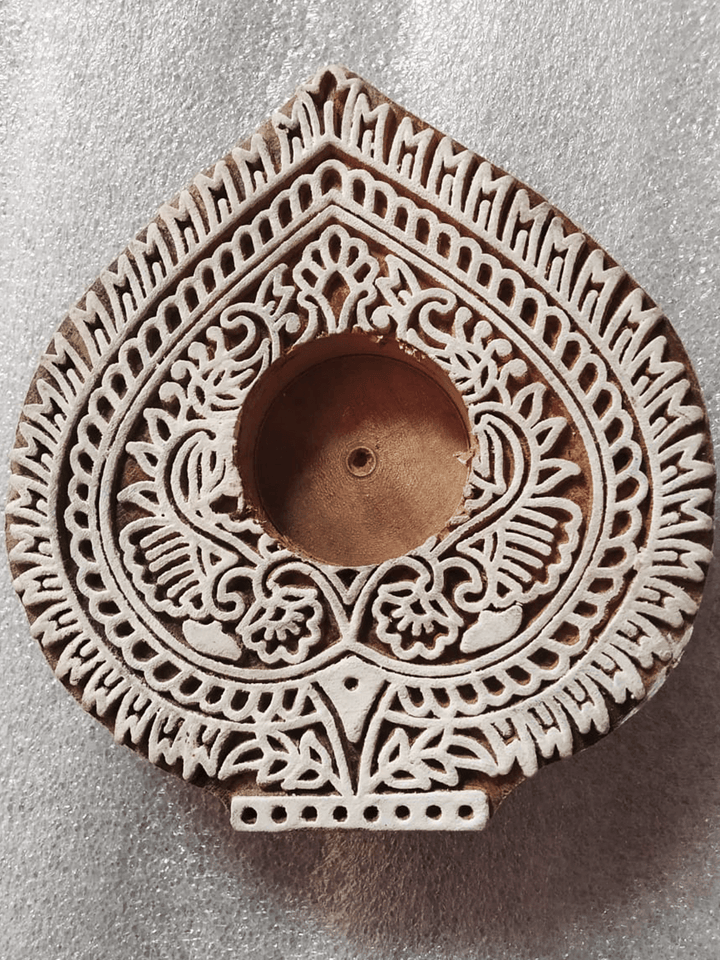 Leaf shaped China Berry Wooden Blocks Set by Vikas Singh Thumbnail