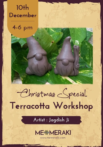 Live Online Terracotta workshop with Jagdish Kumhar (with materials)