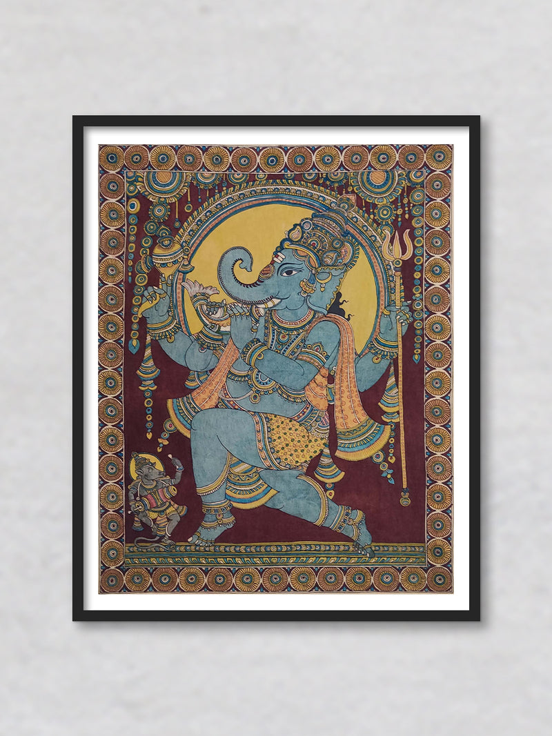 Lord Ganesha: Kalamkari Painting 