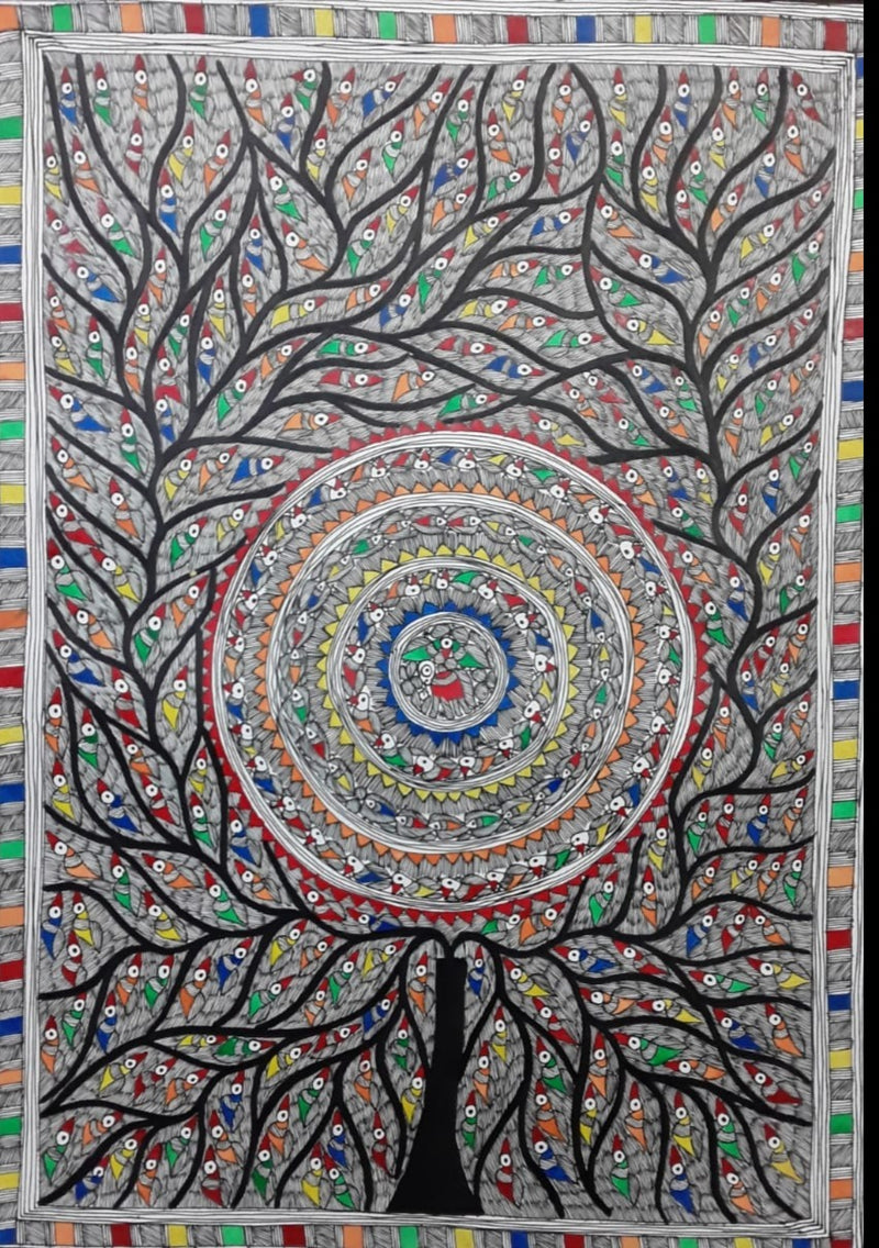 Beautiful Madhubani art