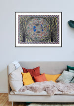 Handmade madhubani art