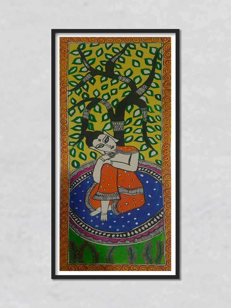 Buddha Madhubani Painting