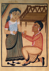 Buy Kalighat Art in Marry me Painting