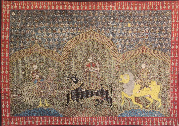 Marvellous Grace Mata Ni Pachedi By Sanjay Chitara For Home Decor Thumbnail