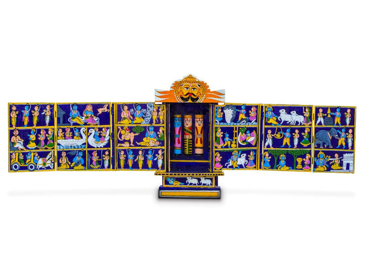 Marwari Kavad by Satyanarayan (10 part kavad, 14 inch height) Thumbnail