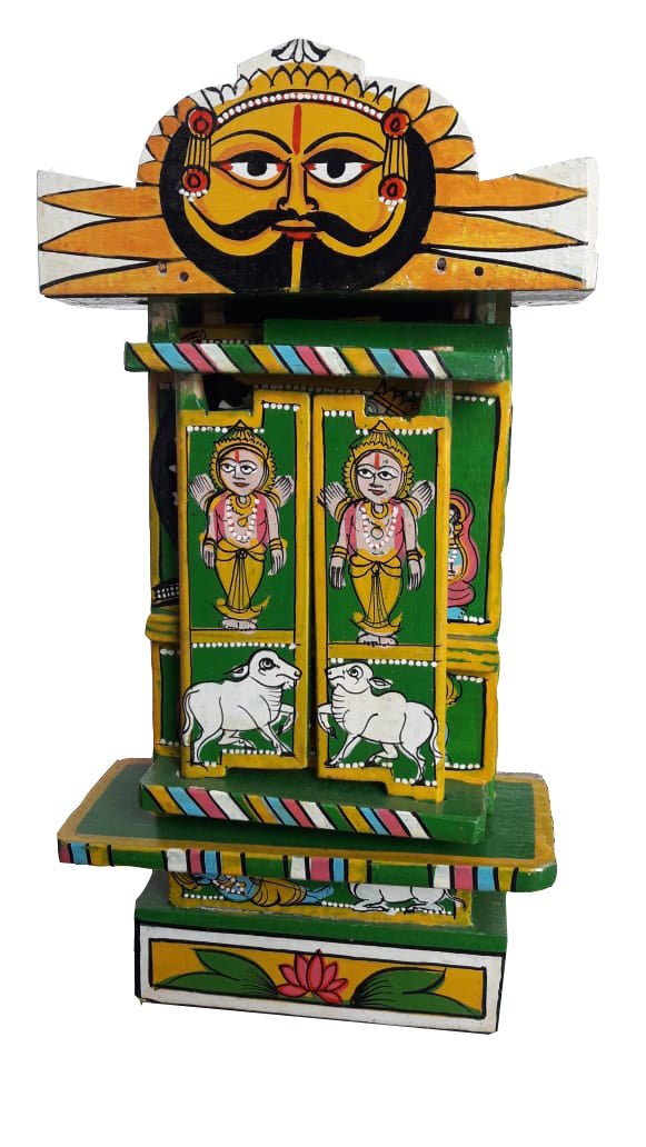 Marwari Kavad by Satyanarayan (8 part, 10 inch height) Thumbnail