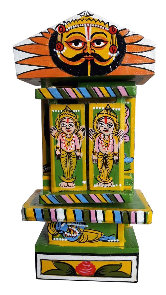 Marwari Kavad by Satyanarayan (8 part, 6 inch height) Thumbnail