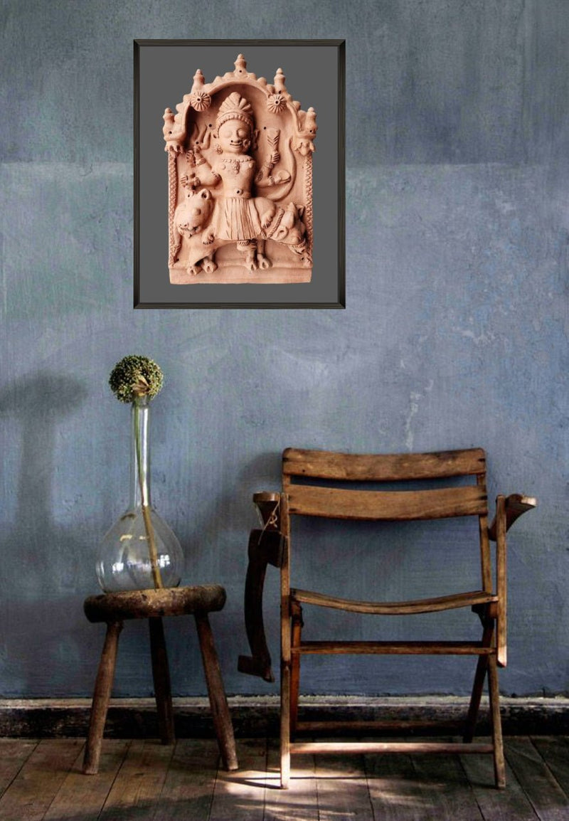 Buy Naar Pada sawari Terracotta painting