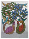 Nature in Harmony Gond painting by Santosh Uikey