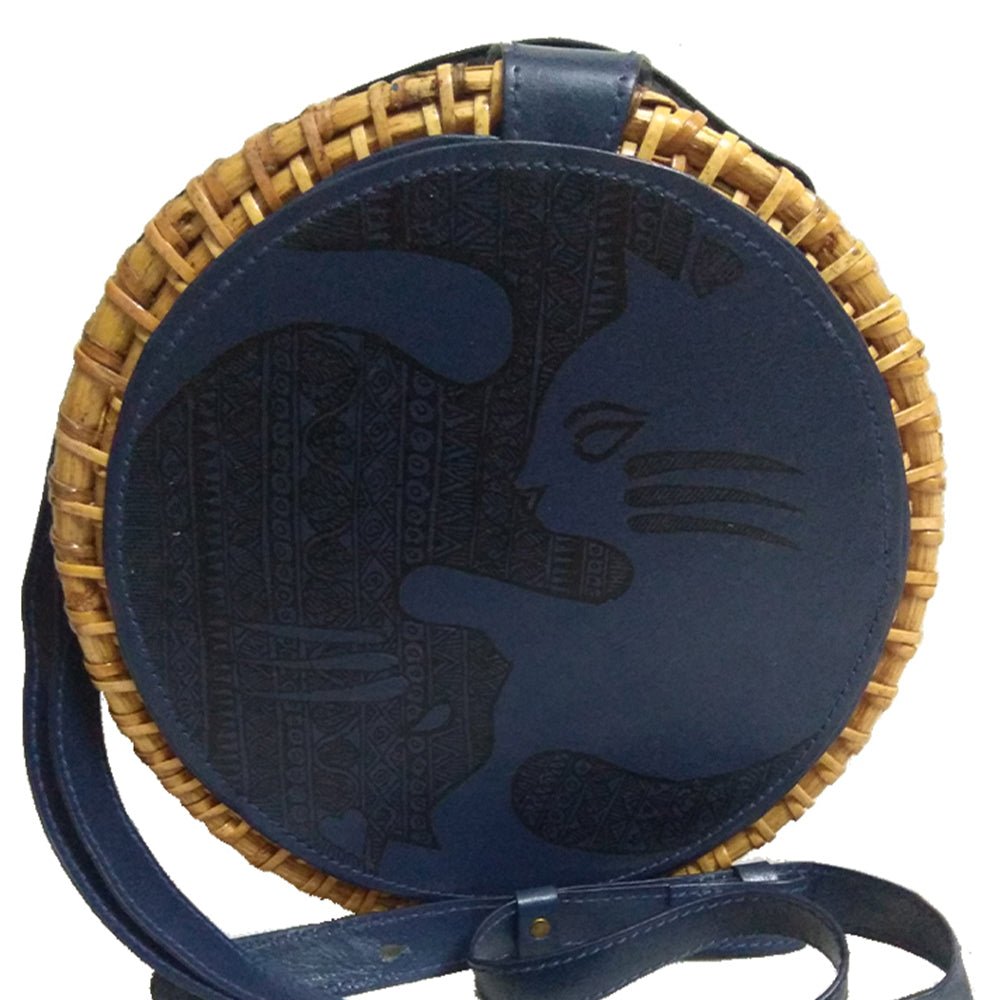 No Finer Things Than Cats, Blue Round Cane Sling