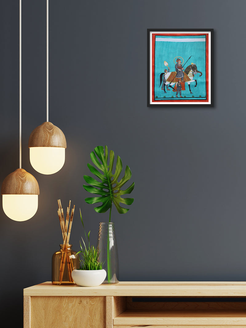 Noble on a Horse Kavad Painting online