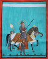 Noble on a Horse Kavad Painting 