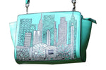 Oh Hong Kong | Mint Green Handbag | Hand Painted Bags
